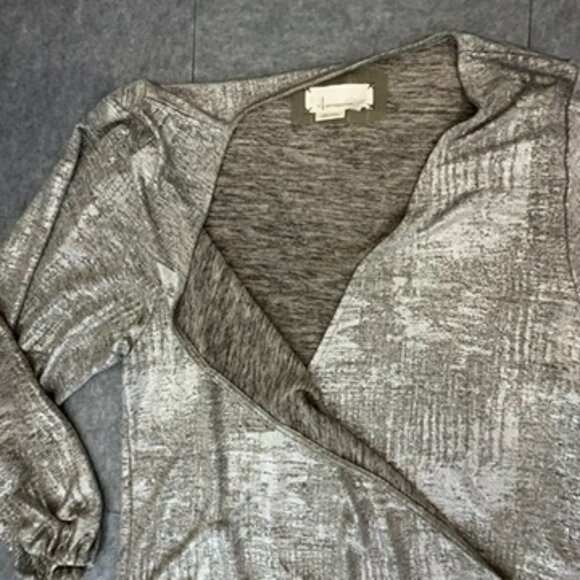 Anthropologie Cary’s Dolman Metallic Wrap Blouse, Small - Picture 4 of 9